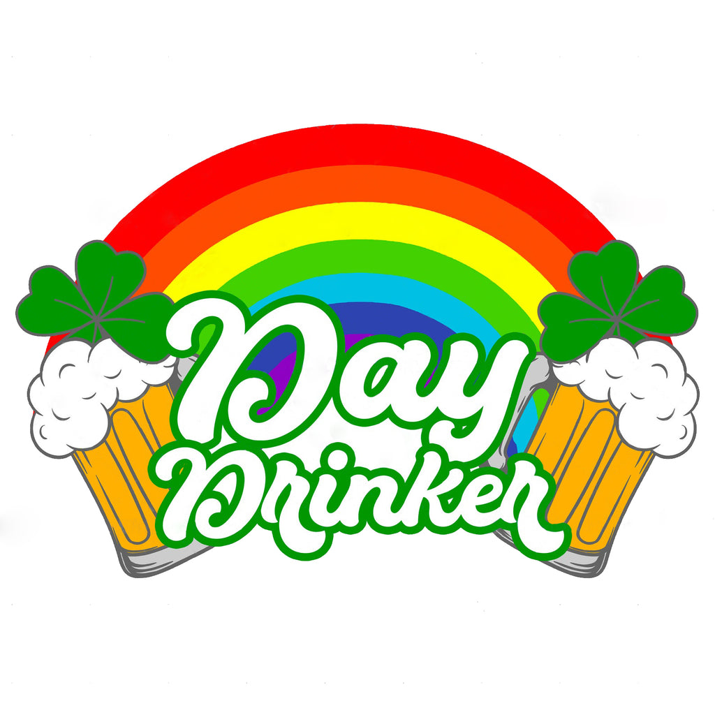 Day Drinker with Beer Mugs (St. Patrick's Day) SVG