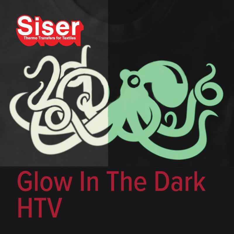 White Glow In The Dark 15" Siser EasyWeed Heat Transfer Vinyl (HTV)