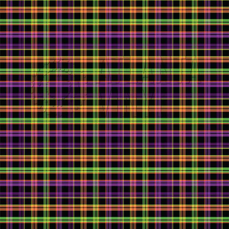 Halloween-Karomuster-Wärmeübertragungsfolie (HTV)