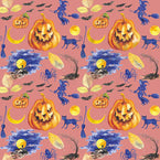 Vintage Halloween #2 Patterned Heat Transfer Vinyl (HTV)