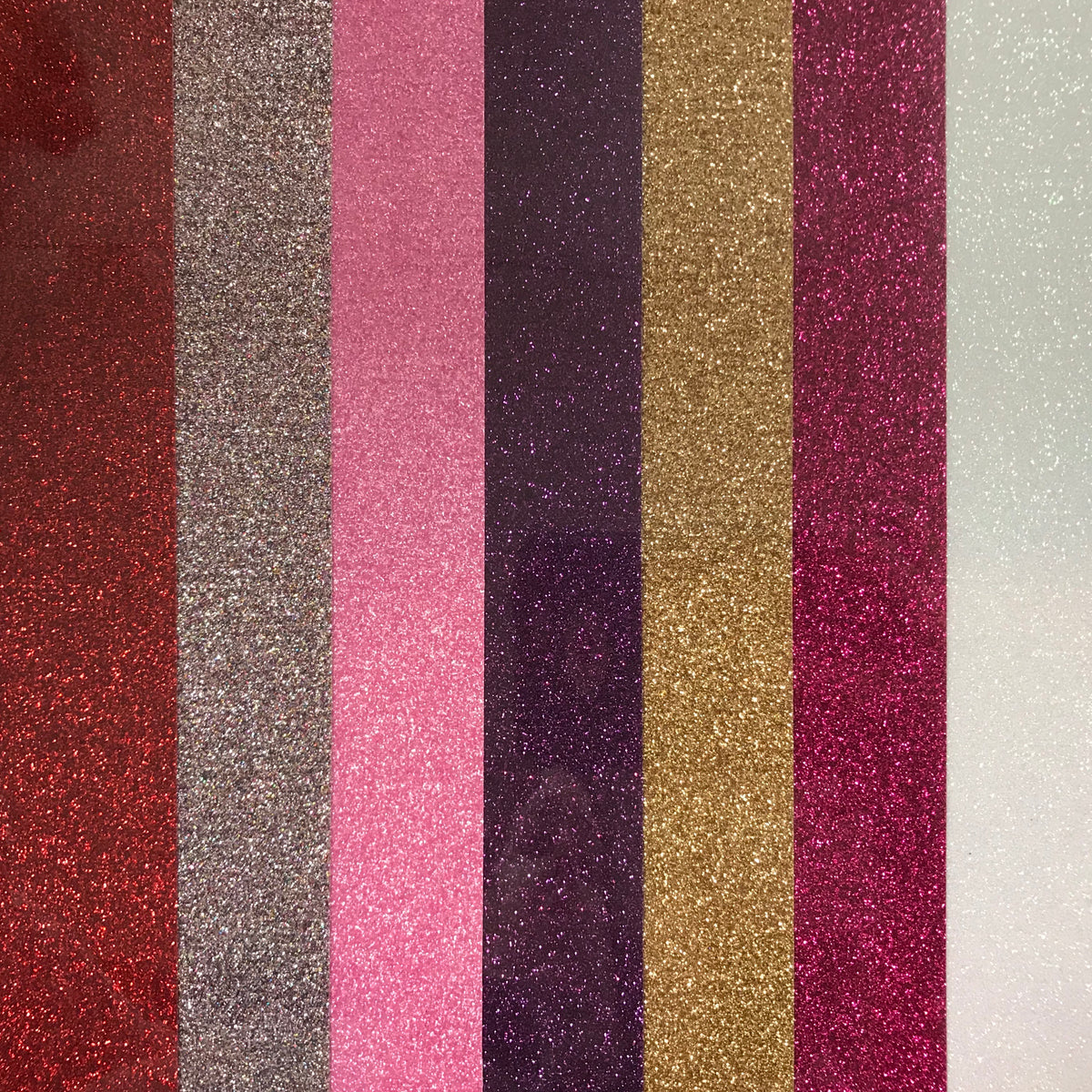 Siser Glitter HTV Primary Colors Bundle Siser Glitter Heat Transfer Vinyl