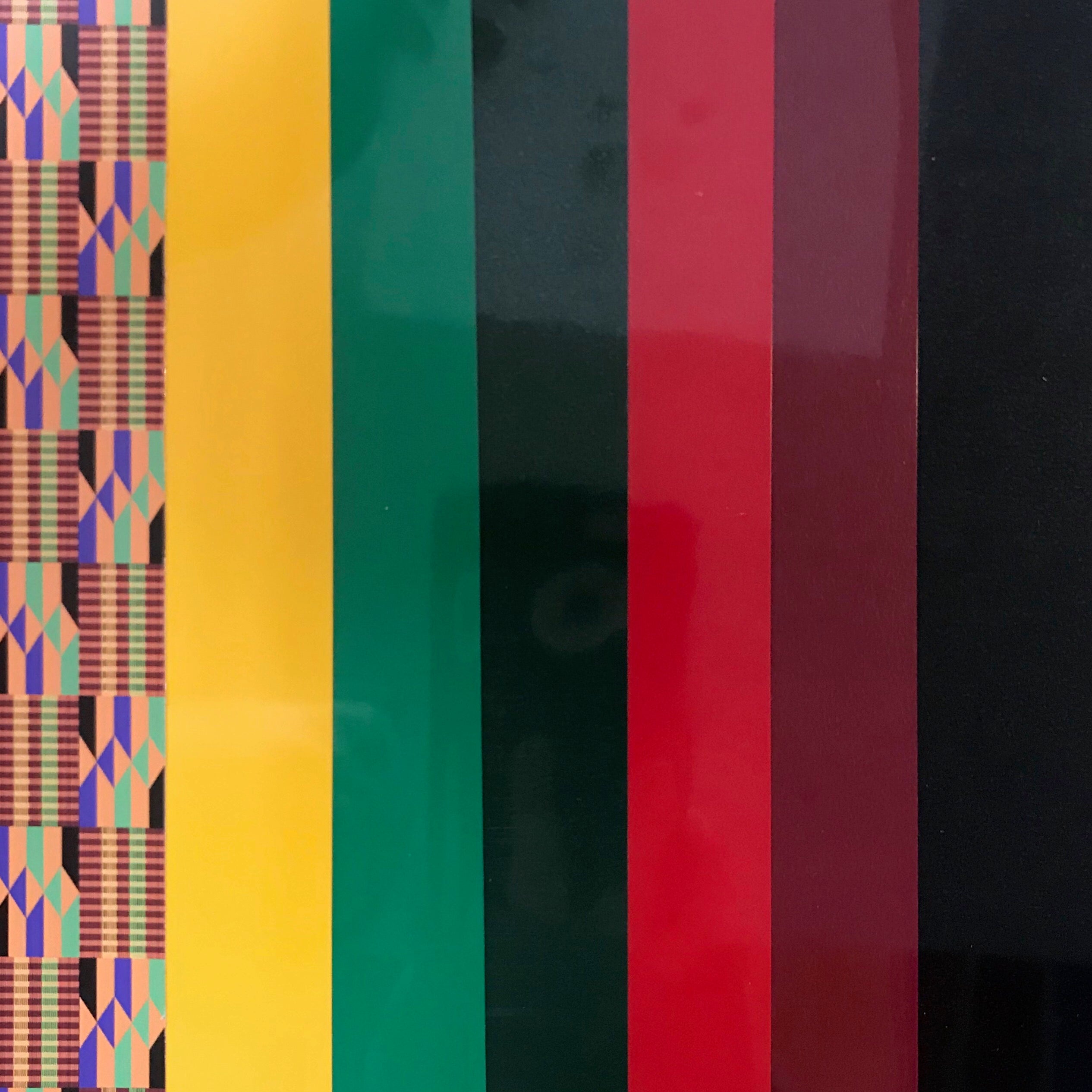 Kwanzaa / Juneteenth Farben Transferfolie (HTV) Set