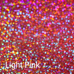 Light Pink Siser Holographic Heat Transfer Vinyl (HTV) (Bulk Rolls)