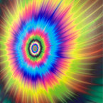 Neon Wormhole Tie Dye Patterned Adhesive Vinyl