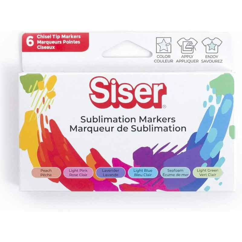 Siser Sublimation Markers | Pastel Color Pack