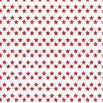 Red Holiday Stars Pattern Heat Transfer Vinyl (HTV) (Christmas)