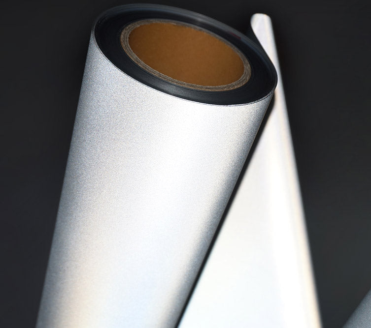 Silver Reflective Heat Transfer Vinyl (HTV)