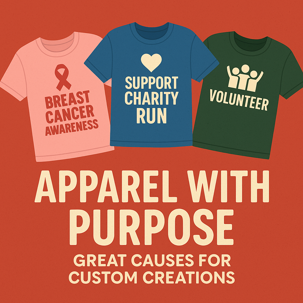 Apparel with Purpose: Great Causes for Custom Creations