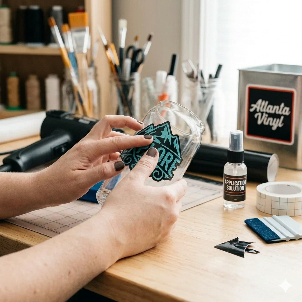 How to Apply Adhesive Vinyl to Curved Surfaces Without Bubbles