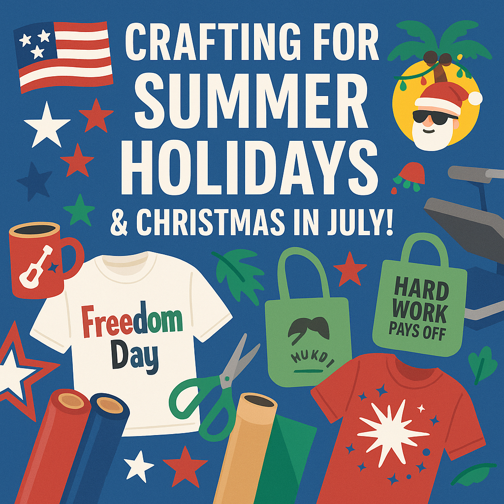 Crafting for National Holidays in the Summer (and Christmas in July!)