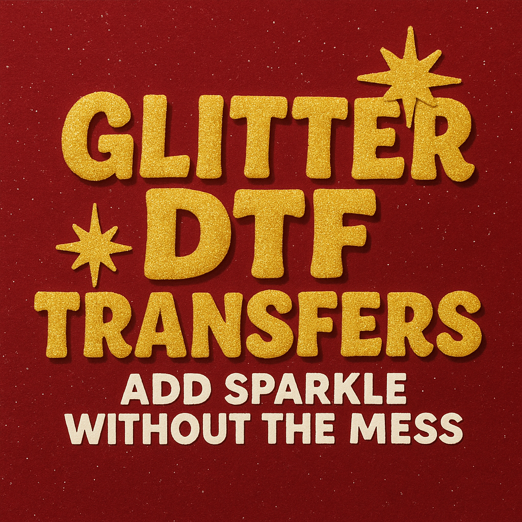 Glitter DTF Transfers: Add Sparkle Without the Mess