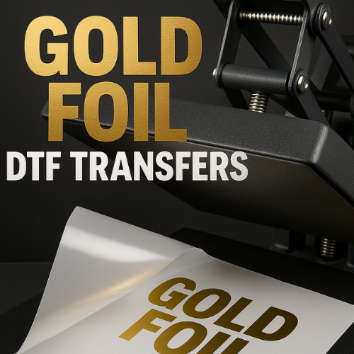 What Are Gold Foil DTF Transfers?