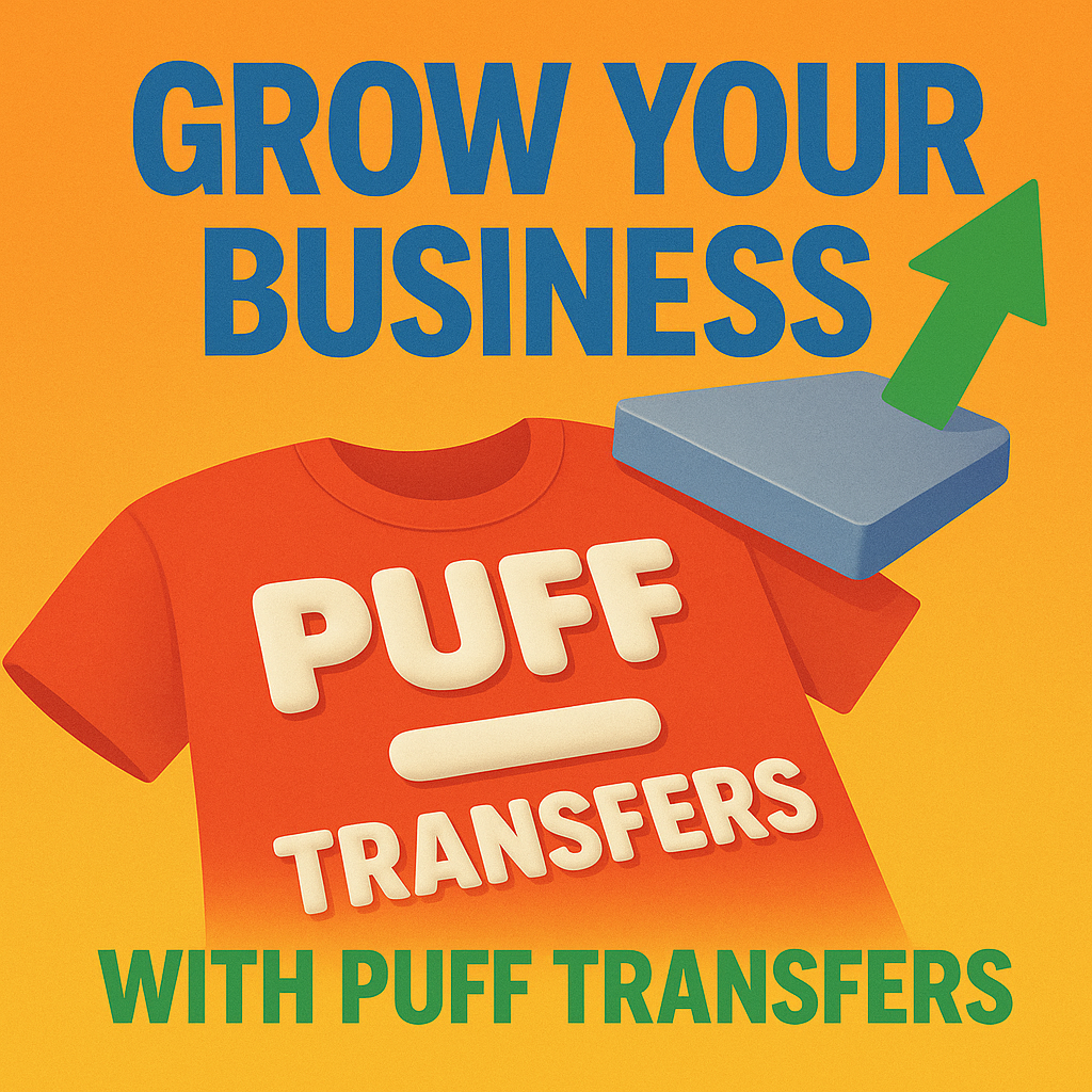 How to Grow Your Business with Puff Screen-Print Transfers