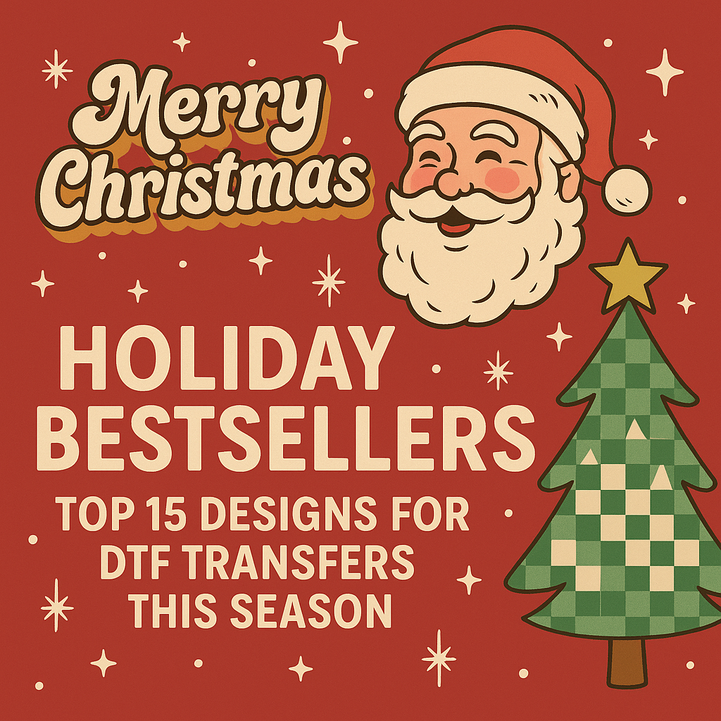 Holiday Bestsellers: Top 15 Designs for DTF Transfers This Season