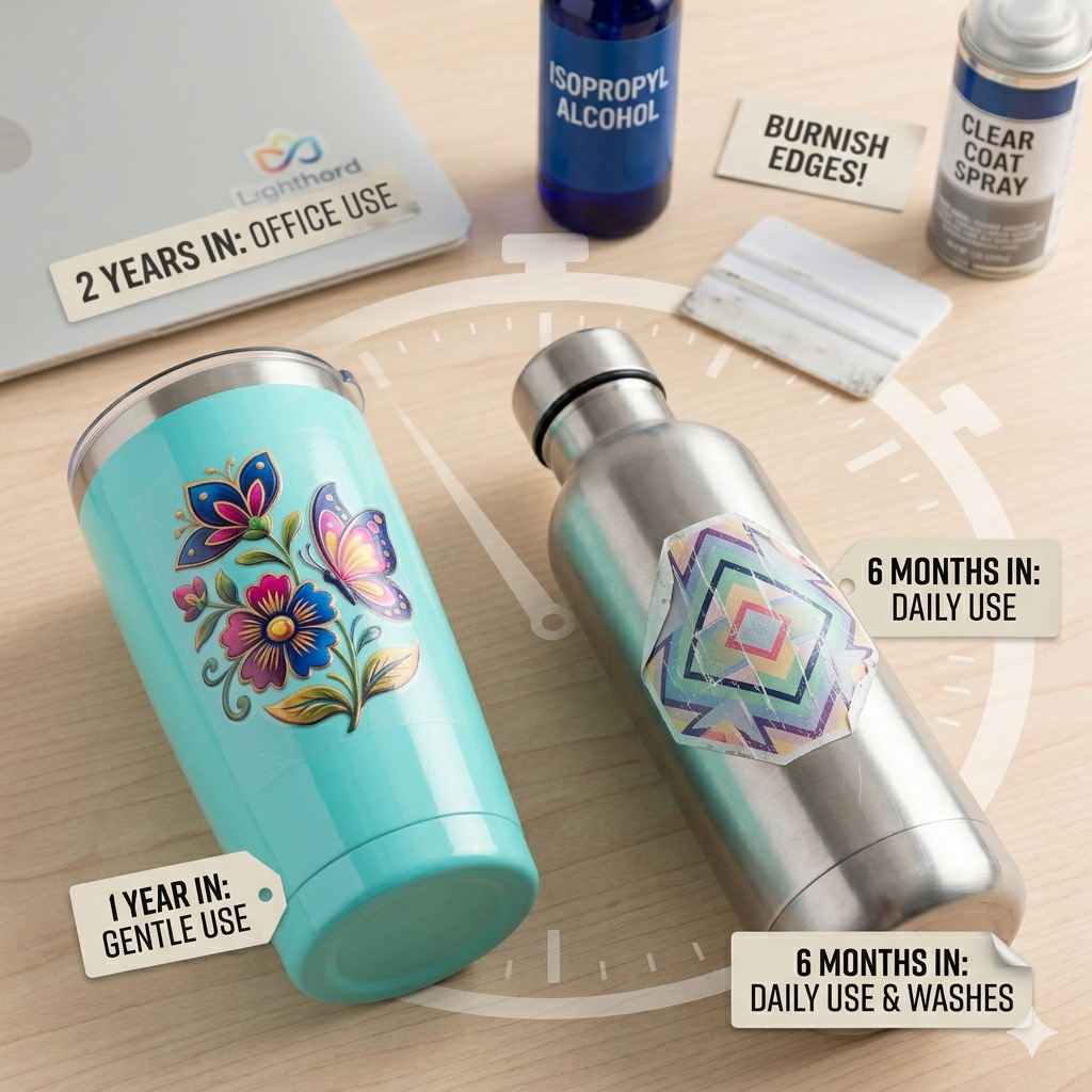 How Long Do UV DTF Stickers Last? Durability Explained