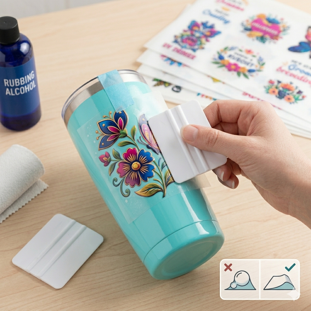 How to Apply UV DTF Transfers Without Bubbles or Wrinkles