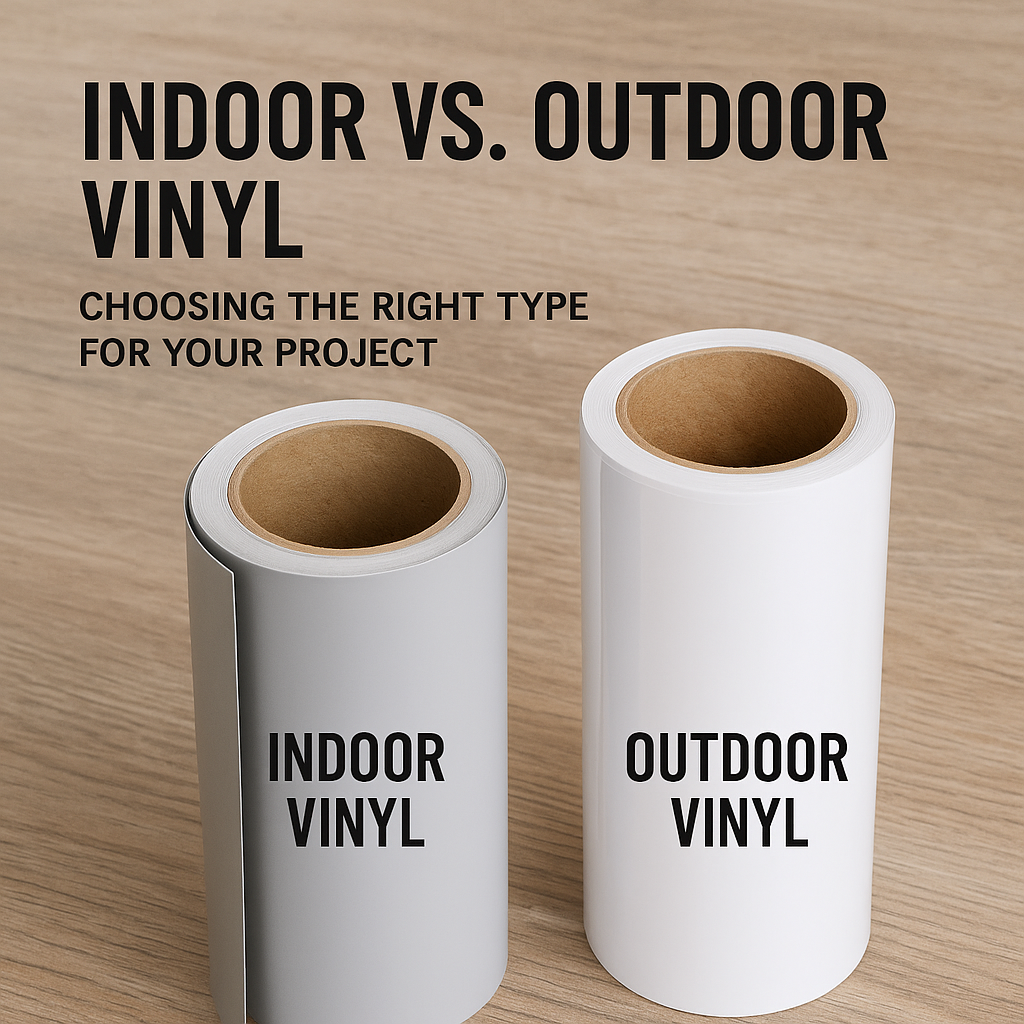 Indoor vs. Outdoor Vinyl: Choosing the Right Type for Your Project