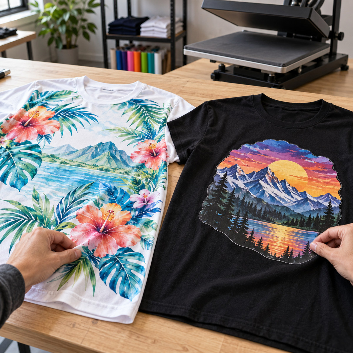 Sublimation Transfers vs. Printable HTV: The Difference and When to Use Each