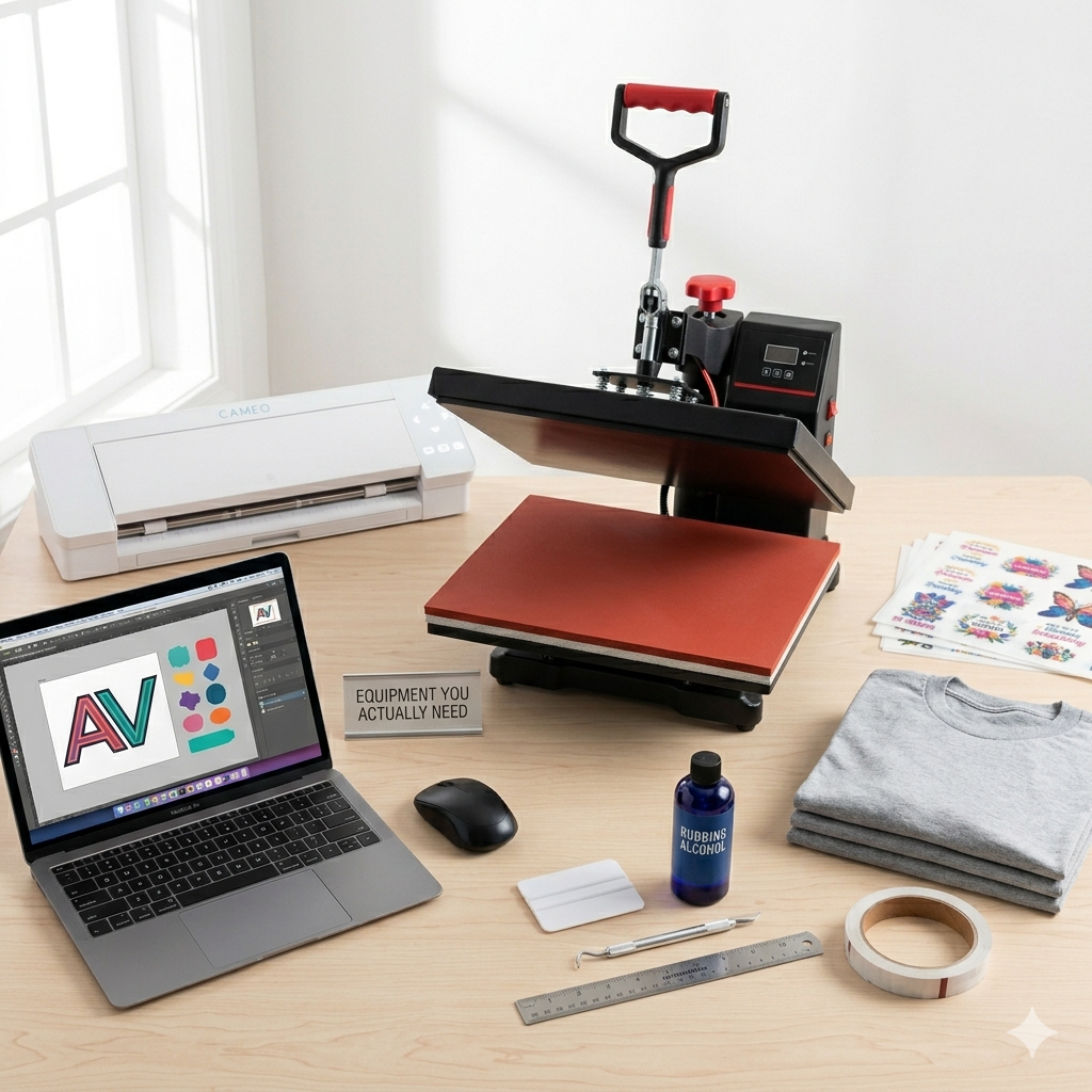 What Equipment Do You Need to Start a Home-Based Custom Apparel Business?