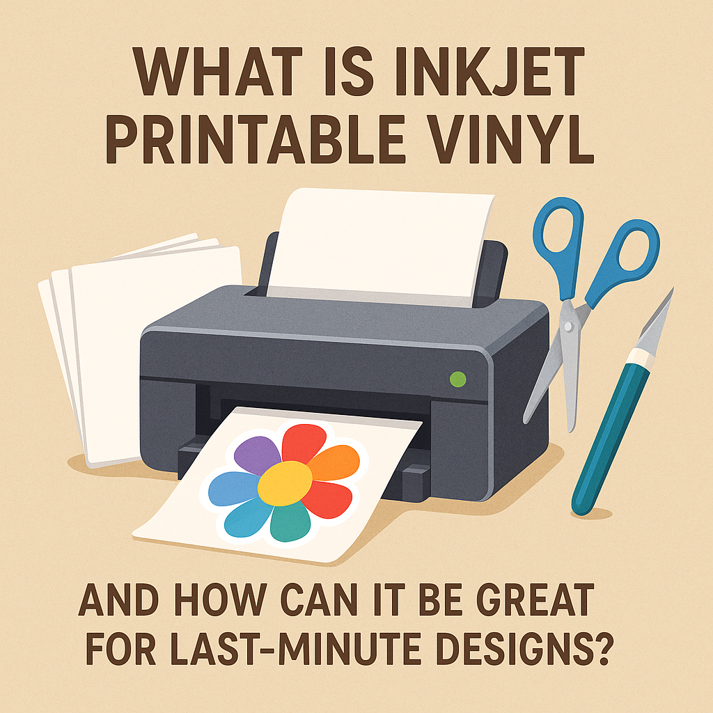 What is Inkjet Printable Vinyl and How Can It Be Great for Last-Minute Designs?