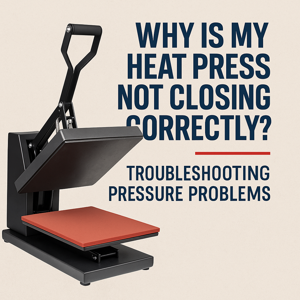 Why Is My Heat Press Not Closing Correctly? Troubleshooting Pressure Problems