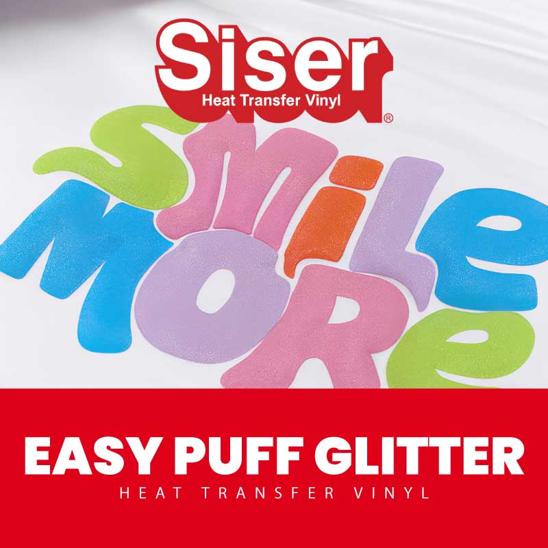 Siser Easy Puff Glitter HTV