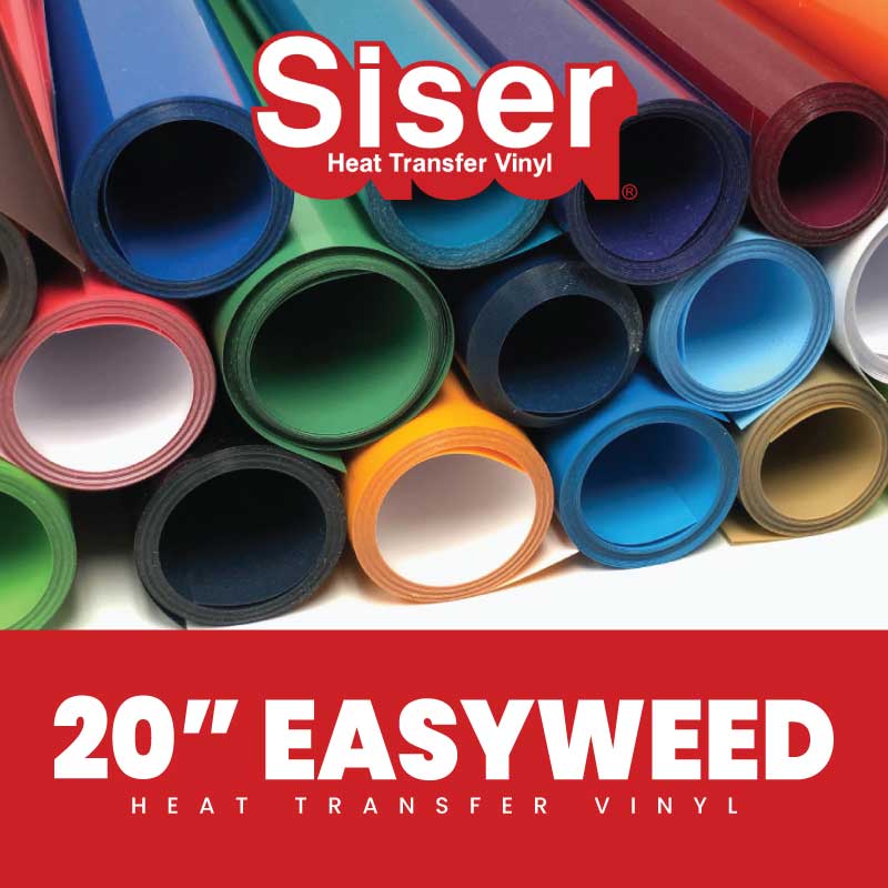 Bright Red Siser EasyWeed HTV 20 / Heat Transfer Vinyl / Siser EasyWeed