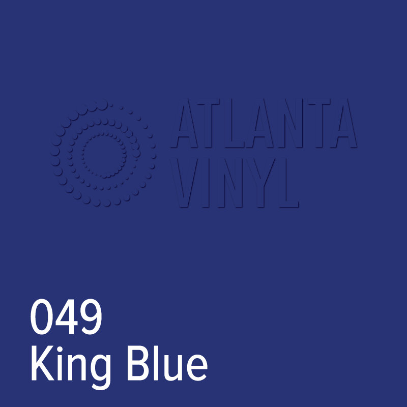 049 King Blue Oracal 651 Adhesive Vinyl 24" Wholesale Bulk Roll