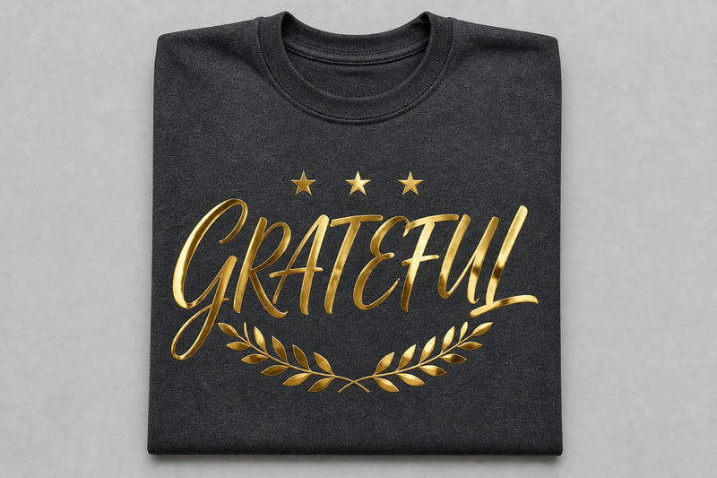 Gold Foil DTF Transfers