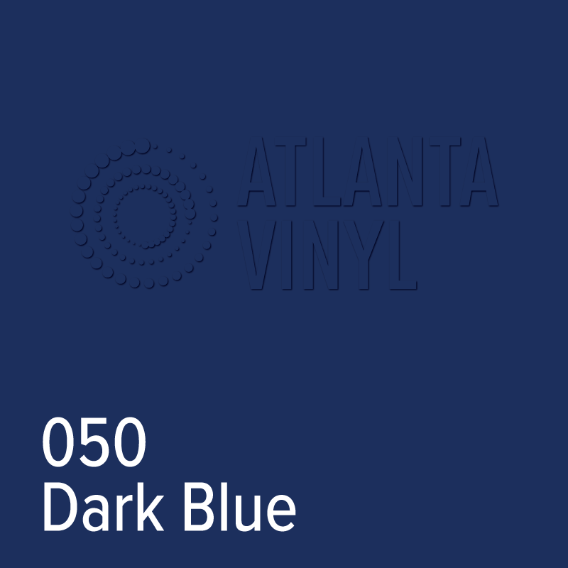 050 Dark Blue Oracal 651 Adhesive Vinyl 24" Wholesale Bulk Roll