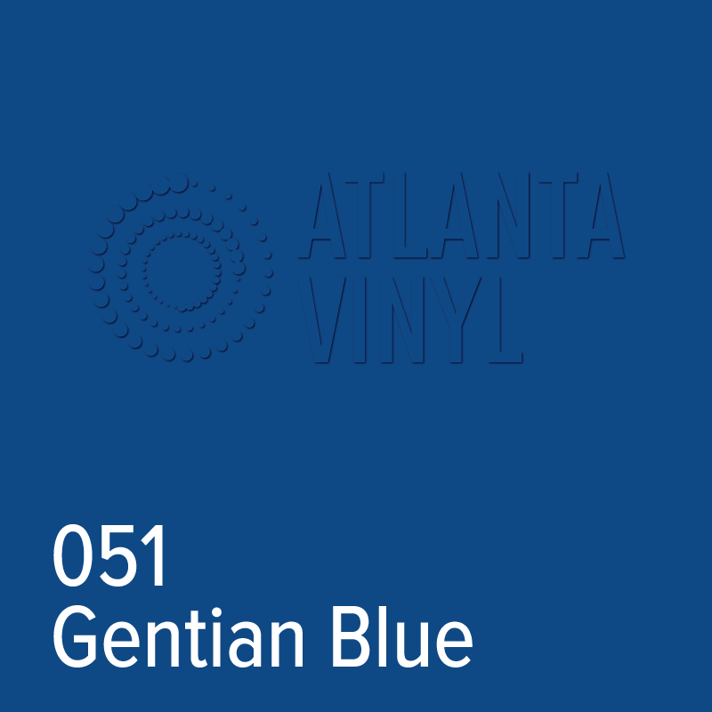 051 Gentian Blue Oracal 651 Adhesive Vinyl 24" Wholesale Bulk Roll