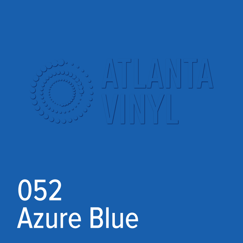 052 Azure Blue Oracal 651 Adhesive Vinyl 24" Wholesale Bulk Roll