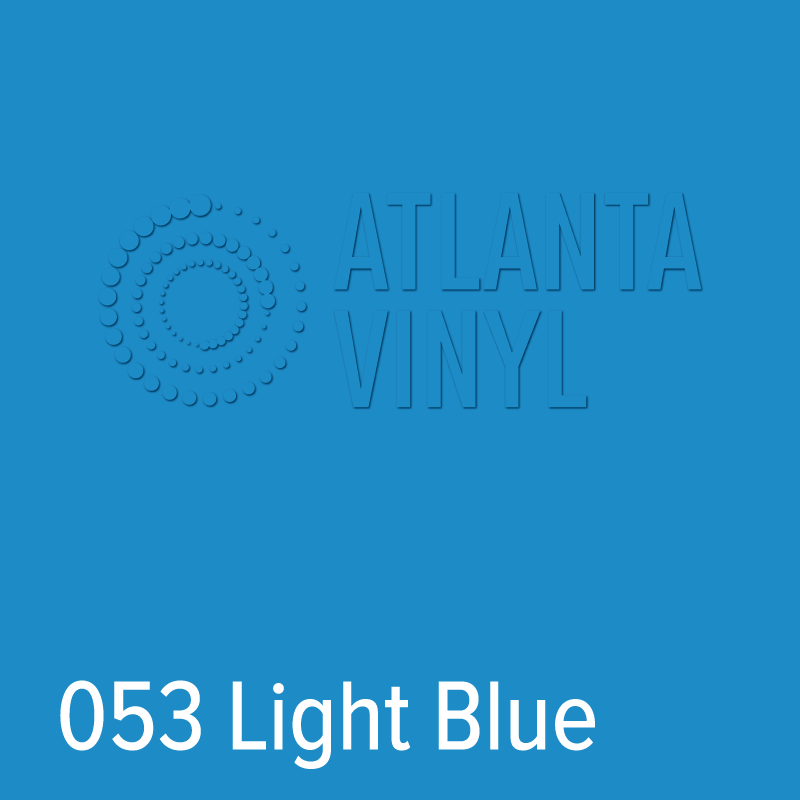 053 Light Blue Oracal 651 Adhesive Vinyl 24" Wholesale Bulk Roll
