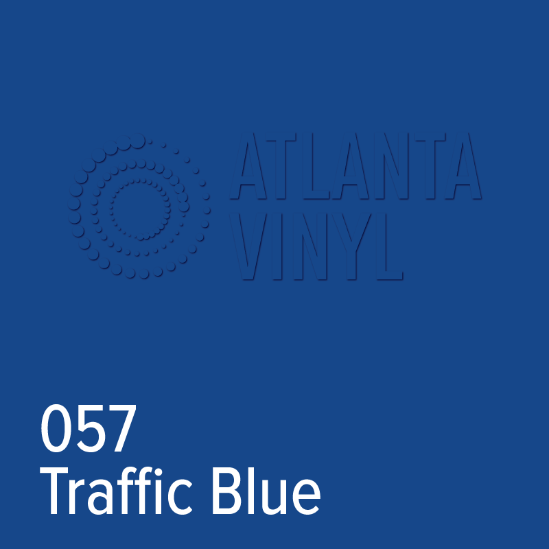 057 Traffic Blue Oracal 651 Adhesive Vinyl 24" Wholesale Bulk Roll