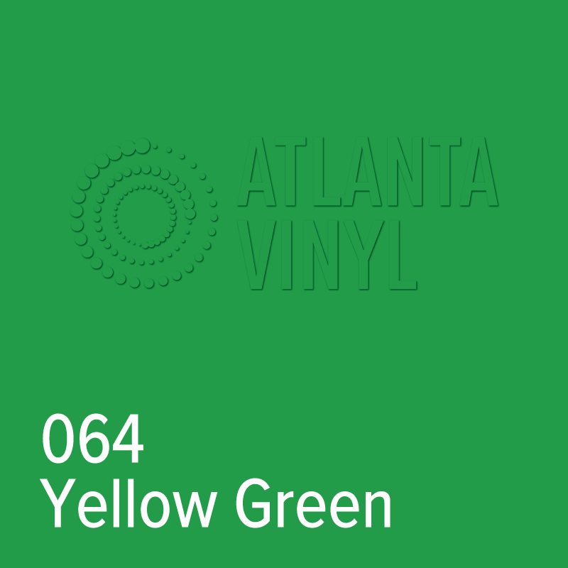 064 Yellow Green Oracal 651 Adhesive Vinyl 24" Wholesale Bulk Roll