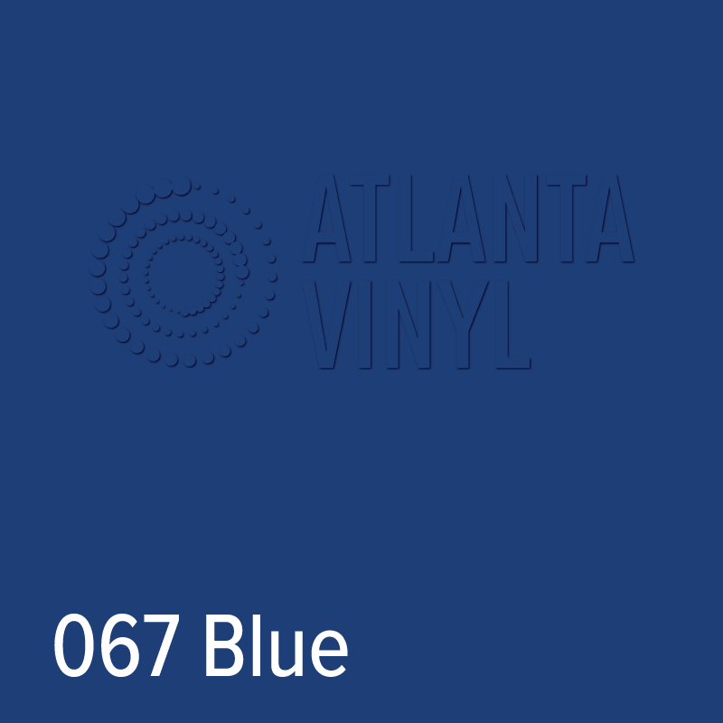 067 Blue Oracal 651 Adhesive Vinyl 24" Wholesale Bulk Roll