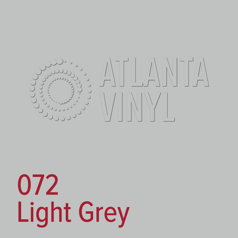 072 Light Gray  Oracal 651 Permanent Vinyl (24" Roll)