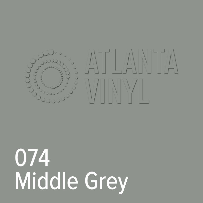 074 Middle Grey Oracal 651 Adhesive Vinyl 24" Wholesale Bulk Roll