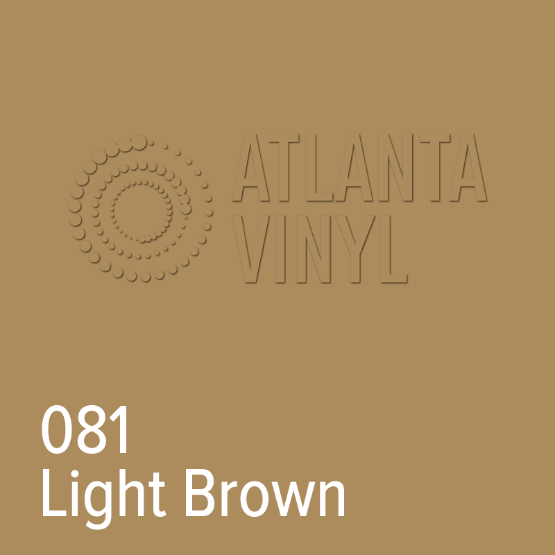 081 Light Brown  Oracal 651 Adhesive Vinyl 24" Wholesale Bulk Roll