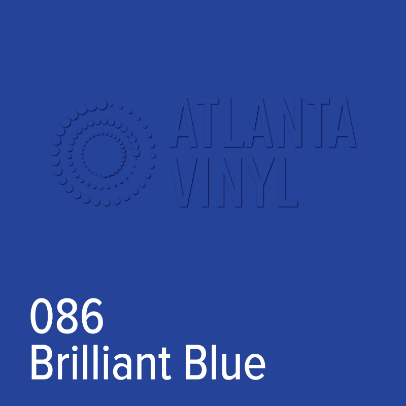 086 Brilliant Blue Oracal 651 Adhesive Vinyl 24" Wholesale Bulk Roll