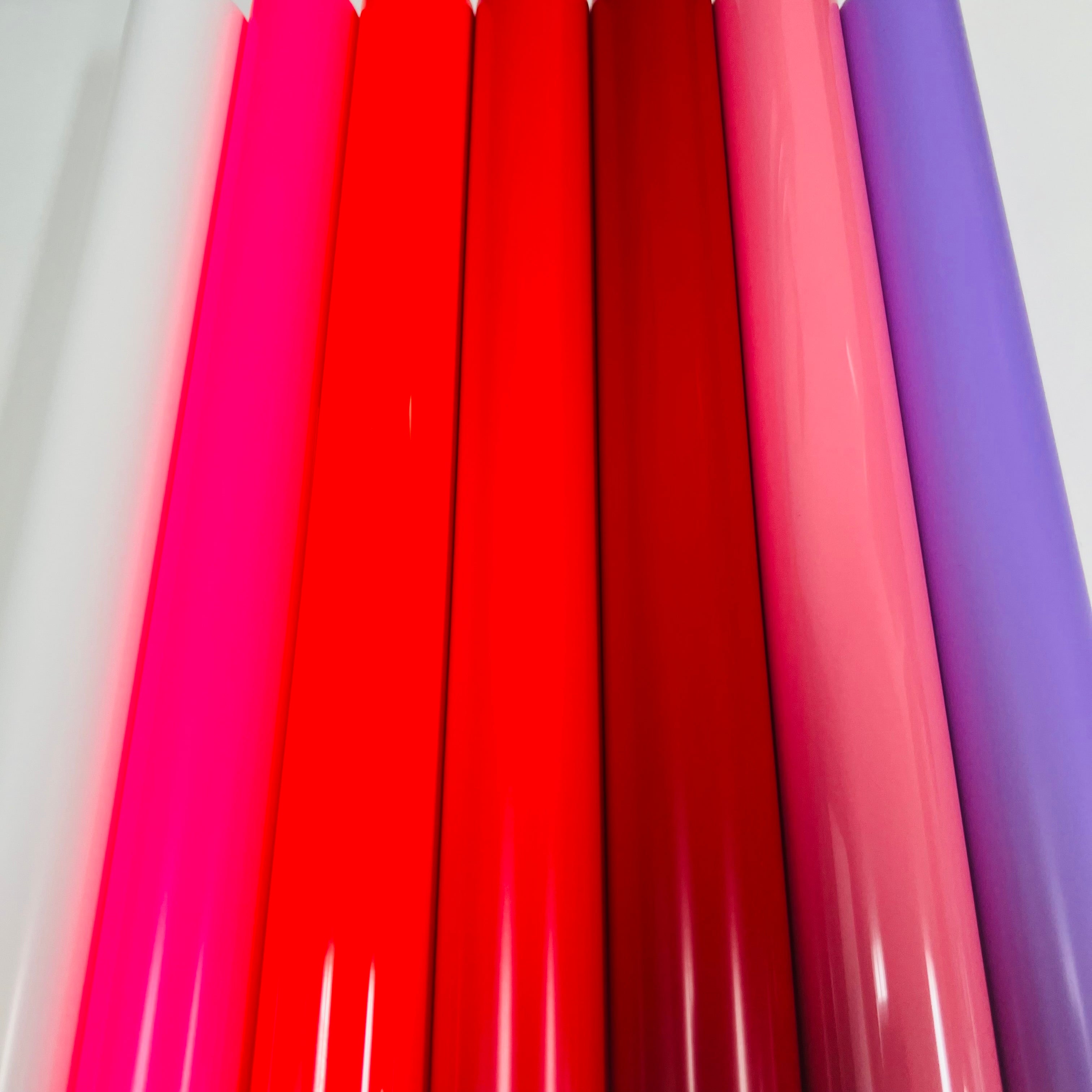 Paquete de vinilos de transferencia térmica 3D (HTV) de Valentine Colors (7 colores)