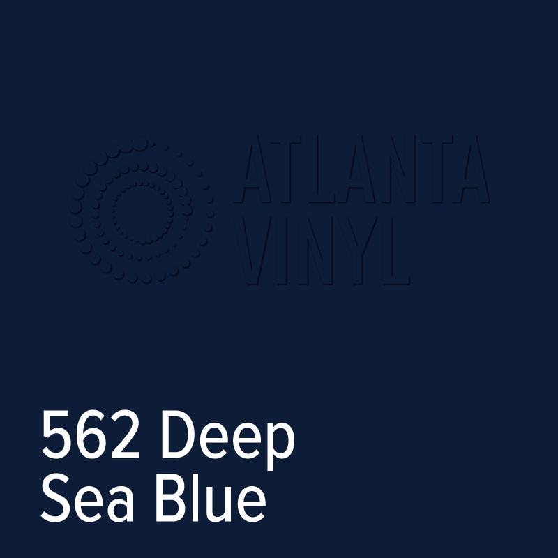 562 Deep Sea Blue Oracal 651 Adhesive Vinyl 24" Wholesale Bulk Roll