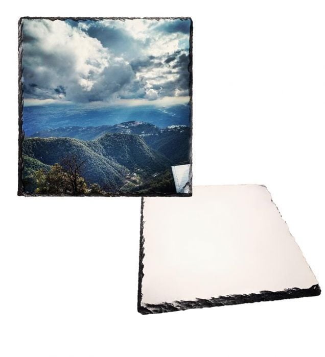 Sublimation Photo Slate Rock Plaque