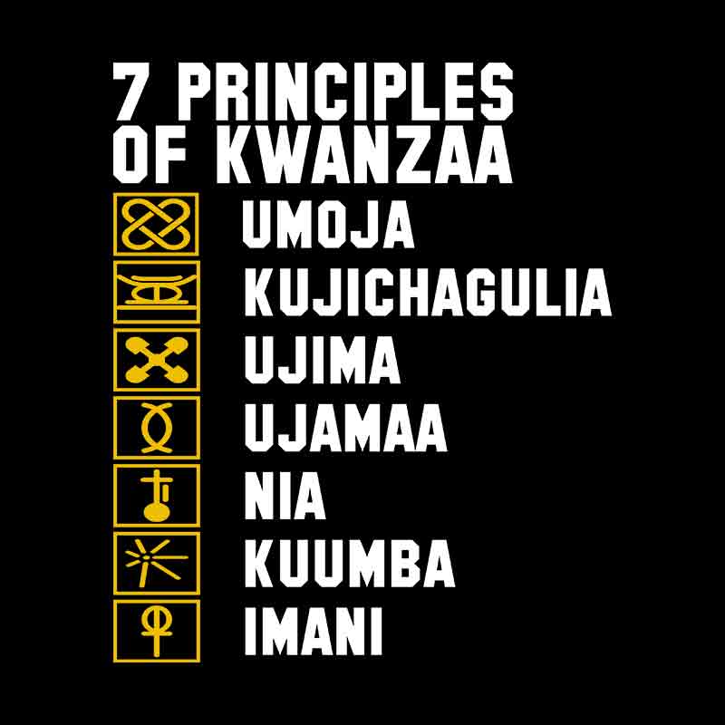 7 Principles Of Kwanzaa (DTF Transfer)