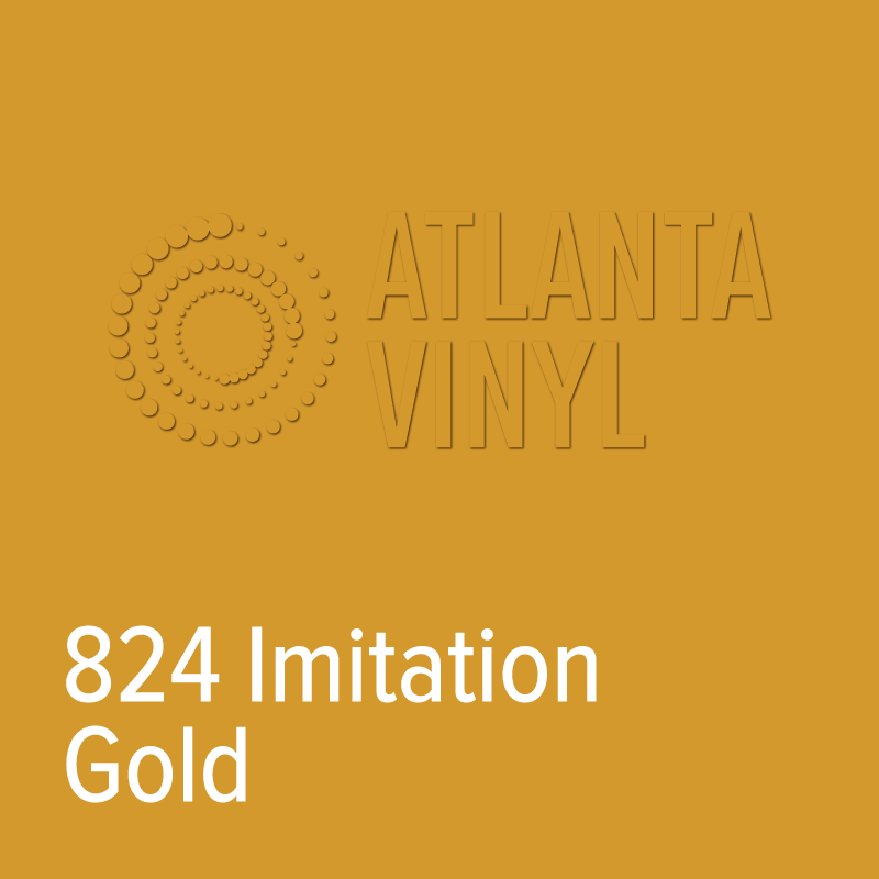 824 Imitation GoldOracal 651 Adhesive Vinyl 24" Wholesale Bulk Roll