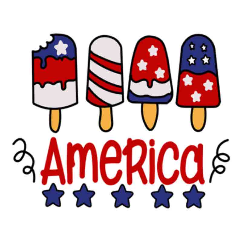 America Popsicle (DTF Transfer)