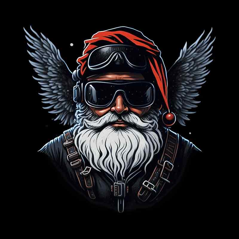 Aviator Santa 3 (DTF Transfer)