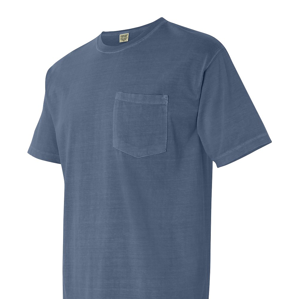 Comfort Color Unisex Pigment Dyed Short Sleeve Pocket T-Shirt