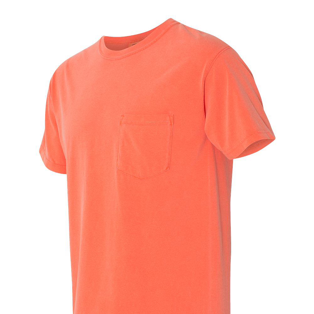 Comfort Color Unisex Pigment Dyed Short Sleeve Pocket T-Shirt