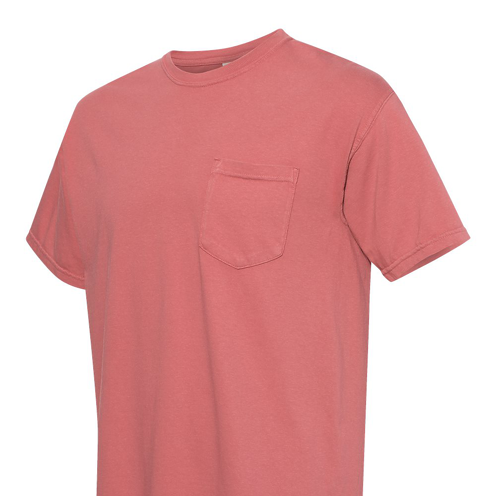 Comfort Color Unisex Pigment Dyed Short Sleeve Pocket T-Shirt
